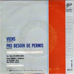 [Pochette de Viens (Michael JONES) - verso]