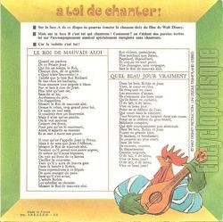 [Pochette de Robin des bois () - verso]