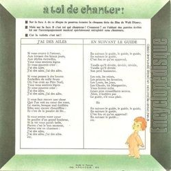 [Pochette de Peter Pan () - verso]