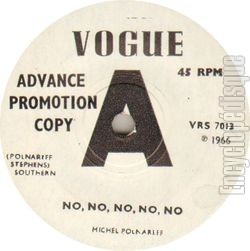 [Pochette de No no no no / Beatnik (Michel POLNAREFF) - verso]