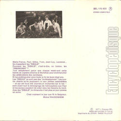 [Pochette de Le pain de la vie (Les DISULS) - verso]
