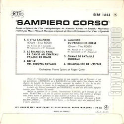 [Pochette de Sampiero corso (RADIO) - verso]