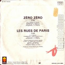 [Pochette de Zro zro (Jean-Jacques DEBOUT) - verso]