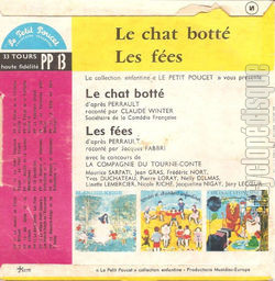 [Pochette de Les fes / Le chat bott (JEUNESSE) - verso]