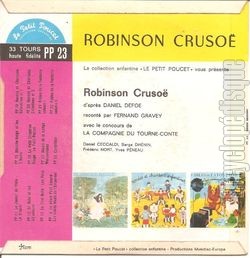 [Pochette de Robinson Cruso (JEUNESSE) - verso]