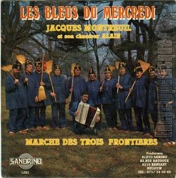 [Pochette de Les bleus du mercredi (Jacques MONTREUIL et son chanteur ALAIN)]