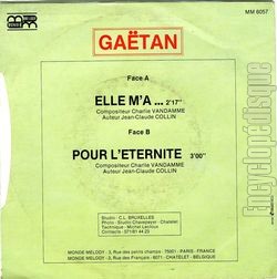 [Pochette de Elle m’a… (GATAN) - verso]