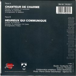 [Pochette de Chanteur de charme (Grard LENORMAN) - verso]