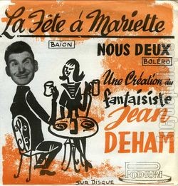 [Pochette de La fte  Mariette (Jean DEHAM)]