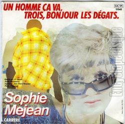 [Pochette de Un homme a va, trois, bonjour les dgats (Sophie MJEAN) - verso]