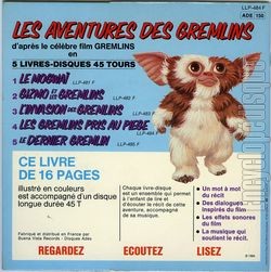 [Pochette de Les aventures des Gremlins (4 - Les gremlins pris au pige) (JEUNESSE) - verso]