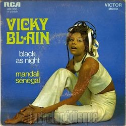[Pochette de Black as night (Vicky BLAIN)]