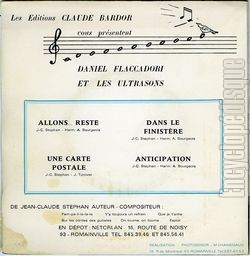 [Pochette de Allons…reste (Daniel FLACCADORI (et les Ultrasons)) - verso]