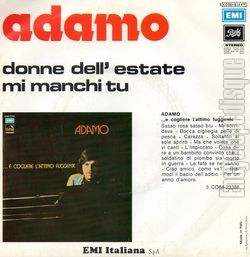 [Pochette de Donne dell’estate (Salvatore ADAMO) - verso]