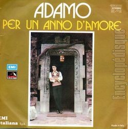 [Pochette de Bocca ciliegia pelle di pesca (Salvatore ADAMO) - verso]