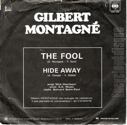 [Pochette de The fool (Gilbert MONTAGN) - verso]