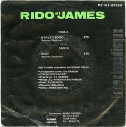 [Pochette de M’bale o bosso (RIDO et JAMES) - verso]