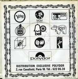 [Pochette de Take me (Franois GUY) - verso]