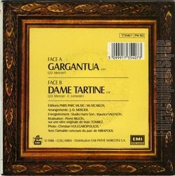 [Pochette de Gargantua (CARLOS) - verso]