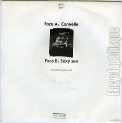 [Pochette de Cannelle (LOLITAS) - verso]