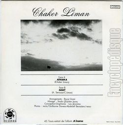 [Pochette de Anama (Chaker LIMAN) - verso]