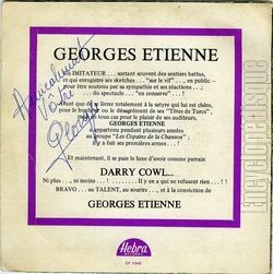 [Pochette de L’arrive  Bordeaux (Georges TIENNE) - verso]
