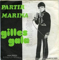 [Pochette de Partir (Gilles GALA) - verso]