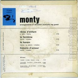[Pochette de Rves d’enfant (MONTY) - verso]