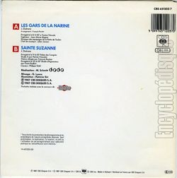 [Pochette de Les gars de la narine (Jacques DUTRONC) - verso]