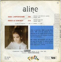 [Pochette de Sissi l’hippopotame (ALINE (2)) - verso]