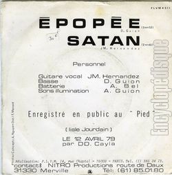 [Pochette de pope (NITROGLYCEROCK) - verso]