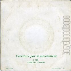[Pochette de L’criture par le mouvement - mthode d’criture cintique - (JEUNESSE) - verso]
