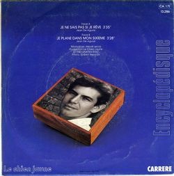 [Pochette de Je plane dans mon sixime (Jean DE AGUIAR) - verso]