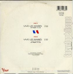 [Pochette de Vive les maris (AIMABLE) - verso]