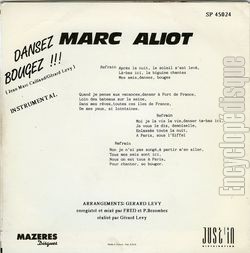 [Pochette de Dansez, bougez (Marc ALIOT) - verso]