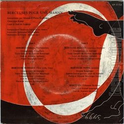 [Pochette de Berceuses pour une maman - Terre des hommes - (COMPILATION) - verso]