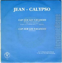 [Pochette de Cap sur les vacances (JEAN CALYPSO) - verso]