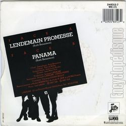 [Pochette de Lendemain promesse (Cerise FERRI) - verso]