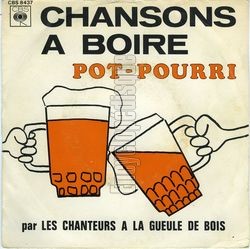 [Pochette de Chansons  boire - pot pourri (Les CHANTEURS  LA GUEULE DE BOIS)]