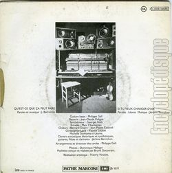 [Pochette de Qu’est-ce que a peut faire ? (Jrme BERRICHON) - verso]