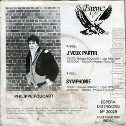 [Pochette de J’veux partir (Philippe FOUCART) - verso]