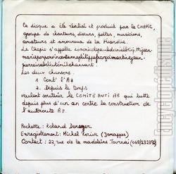 [Pochette de A8 mais non ! (Le CHAPIC) - verso]