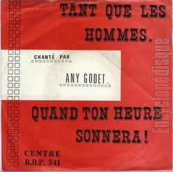[Pochette de Tant que les hommes (Any GODET) - verso]