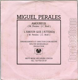 [Pochette de Amoureux (Miguel PERALES) - verso]
