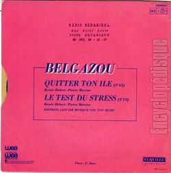[Pochette de Quitter ton ile (BELGAZOU) - verso]