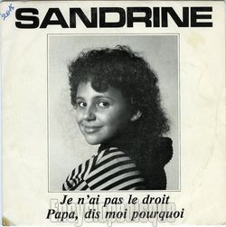 [Pochette de Je n’ai pas le droit (SANDRINE (5))]