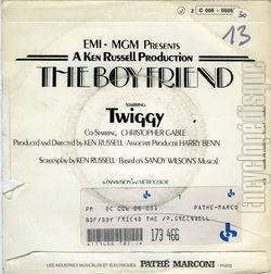 [Pochette de The boy friend (B.O.F. �&nbsp;Films&nbsp;�) - verso]