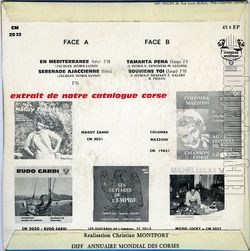 [Pochette de En Mditerrane (Jacques ISTRIA) - verso]