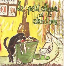 [Pochette de Le petit chien et le chaton (Serge GOUDOUMINE)]
