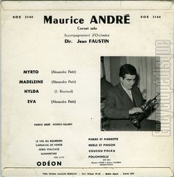 [Pochette de Myrto (Maurice ANDR) - verso]